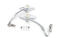 Load image into Gallery viewer, Diamond Shape Mirror Set with Billet Stems 0 /  All models for left and right application