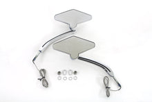 Load image into Gallery viewer, Diamond Shape Mirror Set with Billet Stems 0 /  All models for left and right application