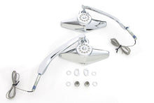 Load image into Gallery viewer, Diamond Shape Mirror Set with Billet Stems 0 /  All models for left and right application