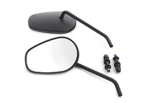 Load image into Gallery viewer, Sidewinder Mirror Set with Round Stems Black 0 /  All models for left and right side application