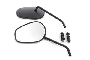 Sidewinder Mirror Set with Round Stems Black 0 /  All models for left and right side application