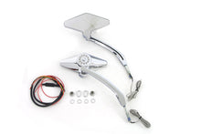 Load image into Gallery viewer, Diamond Shape Mirror Set with Billet Stems 0 /  All models for left and right application