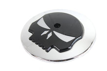 Load image into Gallery viewer, Wyatt Gatling Skull Air Cleaner Cover Insert 1999 / 2013 FLT 2000 / 2015 FXST 1999 / 2008 FXD 2000 / 2015 FLST