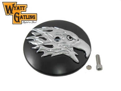Wyatt Gatling Round Eagle Air Cleaner Cover Insert 1999 / 2013 FLT 2000 / 2015 FLST 1999 / 2008 FXD 2000 / 2015 FXST