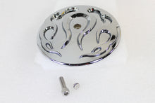Load image into Gallery viewer, Wyatt Gatling Flame Air Cleaner Cover Insert 1999 / 2013 FLT 2000 / 2015 FXST 1999 / 2008 FXD 2000 / 2015 FLST