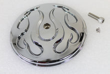 Load image into Gallery viewer, Wyatt Gatling Flame Air Cleaner Cover Insert 1999 / 2013 FLT 2000 / 2015 FXST 1999 / 2008 FXD 2000 / 2015 FLST