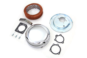 7 Round Air Cleaner Assembly Chrome 1972 / 1984 FL 1972 / 1984 FX 1972 / 1984 FX 1972 / 1987 XL 1984 / 1989 FXST 1982 / 1989 FXR 1979 / 1989 FLT