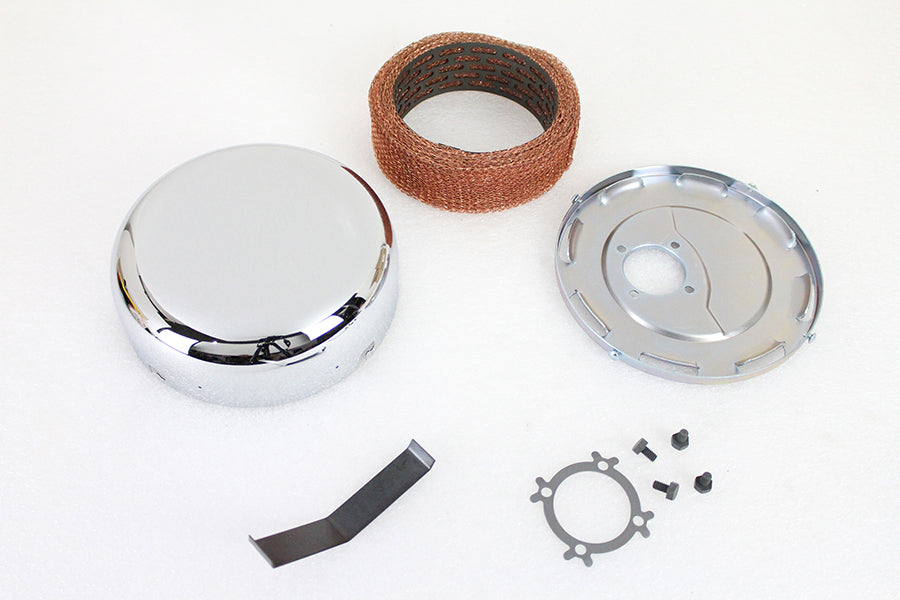 Chrome Linkert J-Slot Air Cleaner Assembly 1941 / 1965 FL
