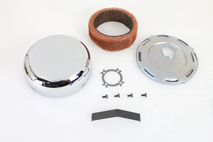 Chrome Linkert J-Slot Air Cleaner Assembly 1941 / 1965 FL