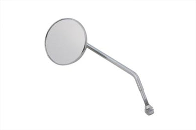 Round Mirror Chrome with Round Stem 1965 / UP All models for left side application