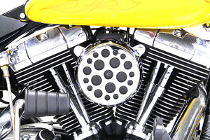Chrome Wyatt Gatling Air Cleaner Assembly 1993 / 2007 FXST 1993 / 2007 FXD