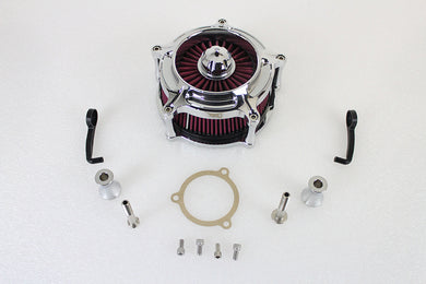 Exposed Filter Air Cleaner Kit Chrome 2001 / 2015 FLST with Carburetor or EFI1999 / 2015 FXST with Carburetor or EFI1999 / 2017 FXD with Carburetor or EFI, except FXDLS2002 / 2007 FLT with EFI1999 / 2006 FLT with Carburetor