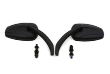 Load image into Gallery viewer, Black Tear Drop Mirror Set with Billet Stems 1965 / UP All models for right and left side