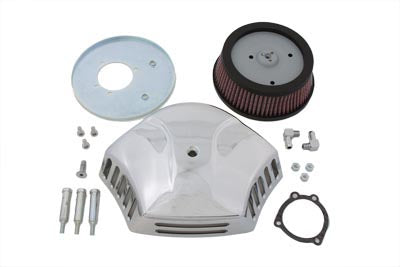 V-Force Air Cleaner Kit Chrome Billet 1993 / 2007 FXST 1993 / 2007 FLST 1993 / 2007 FLT 1993 / 1994 FXR 1993 / 2007 FXD 1988 / UP XL 1993 / 2007 FX