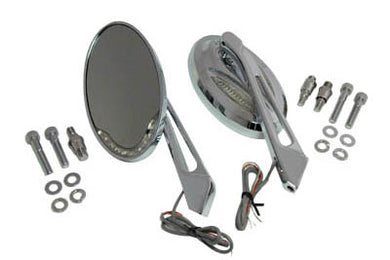 Chrome Billet Mirror Set 1965 / UP All models for left and right side application