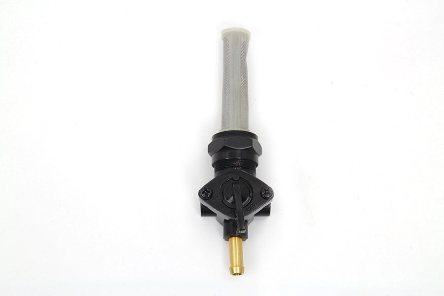 Black Petcock with Straight Outlet and Nut 1975 / 1984 FL 1975 / 1984 FX 1984 / 1994 FXST 1986 / 1994 FLST 1975 / 1995 XL 1982 / 1984 FXR 1985 / 1994 FXR 1991 / 1994 FXD