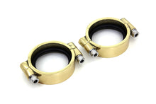 Load image into Gallery viewer, Brass Intake Manifold Clamp Set 1957 / 1977 XL 1955 / 1977 FL 1971 / 1977 FX