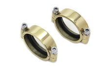 Load image into Gallery viewer, Brass Intake Manifold Clamp Set 1957 / 1977 XL 1955 / 1977 FL 1971 / 1977 FX