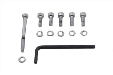 Keihin Carburetor Chrome Allen Screw Kit 1976 / 1984 FX 1976 / 1984 FL 1976 / 1987 XL 1984 / 1989 FXST 1986 / 1989 FLST 1982 / 1989 FXR