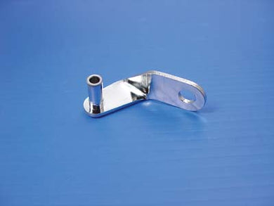 Chrome Carburetor Cable Support Bracket 0 /  Custom application for Bendix carburetor