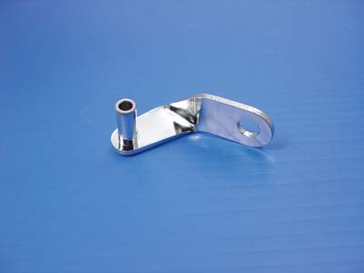 Chrome Carburetor Cable Support Bracket 0 /  Custom application for Bendix carburetor