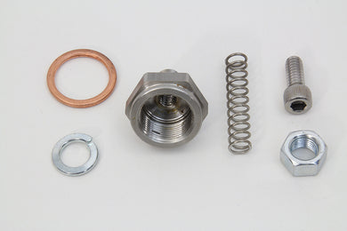 Linkert Carburetor Bowl Lock Nut with Drain Zinc 1936 / 1952 EL 1941 / 1965 FL 1937 / 1952 W 1937 / 1957 G