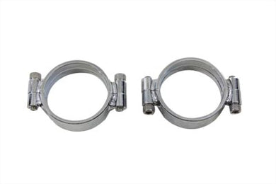 Chrome Intake Manifold Clamp Set 1955 / 1977 XL 1955 / 1977 FL 1971 / 1977 FX