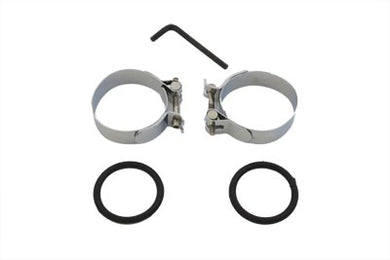 Chrome Intake Manifold Clamp Set 1955 / 1977 XL 1955 / 1977 FL 1971 / 1977 FX