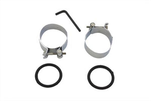 Chrome Intake Manifold Clamp Set 1955 / 1977 XL 1955 / 1977 FL 1971 / 1977 FX