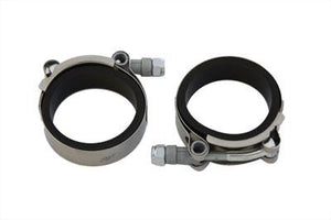 Intake Part Clamp W / Seal Sh & Ih Sportster L78 / L Stainless W / Rubber Band Seals Rpl 27063-80