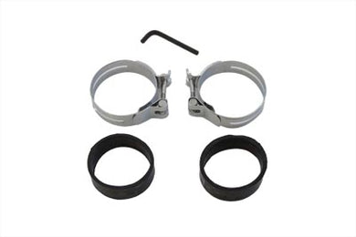 Chrome Intake Manifold Clamp Set 1978 / 1984 FL 1978 / 1984 FL 1978 / 1984 XL