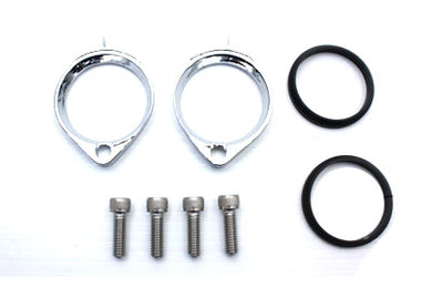 Intake Manifold Flange Kit Chrome 1986 / 1999 FXST 1986 / 1999 FLST 1986 / 1999 FLT 1986 / 1994 FXR 1991 / 1999 FXD 1988 / 2006 XL