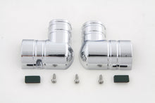 Load image into Gallery viewer, Chrome Fuel Tank Fitting Cover 2003 / UP FLT 2002 / 2017 FXST 2002 / 2017 FLST 2004 / 2007 FXD