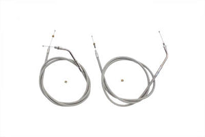 Stainless Steel Throttle and Idle Cable Set 0 /  Custom application for Super E" and "G" carburetor"