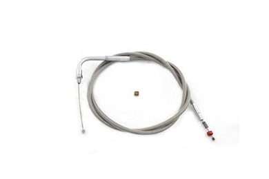 45.375 Braided Stainless Steel Idle Cable 1990 / 1995 FLT 1990 / 1995 FLHT 1990 / 1995 FLT