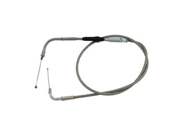 Braided Stainless Steel Throttle Cable with 40 Casing 0 /  Replacement application for 38mm and 40mm Dell'Orto Pumper