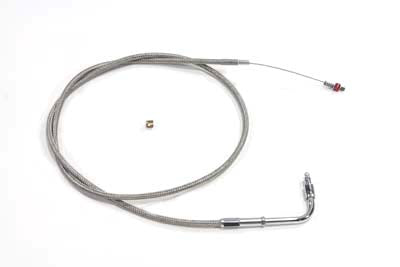 39 Braided Stainless Steel Idle Cable 0 /  Custom application on Big Twin models0 /  Custom application on XL models
