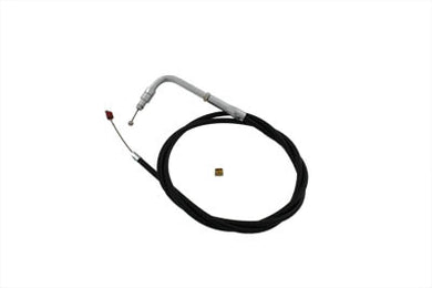 Black Throttle Cable with 42.125 Casing 0 /  Custom application for Qwiksilver carburetor on Big Twin models0 /  Custom application for Qwiksilver carburetor on XL models