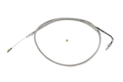 33 Braided Stainless Steel Idle Cable 0 /  Custom application for Super E & G carburetors on Big Twin models0 /  Custom application for Super E & G carburetors on XL models