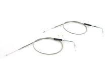 Load image into Gallery viewer, Stainless Steel Throttle and Idle Cable Set 1994 / 1995 FLHR 1990 / 1995 FLHT 1990 / 1993 FLT