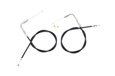 34.84 Black Throttle and Idle Cable Set 1996 / UP FXST 1996 / UP FLST 1996 / UP XL 1996 / 2017 FXD except FXDWG1996 / 2007 FLT