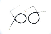 Load image into Gallery viewer, 34.84 Black Throttle and Idle Cable Set 1996 / UP FXST 1996 / UP FLST 1996 / UP XL 1996 / 2017 FXD except FXDWG1996 / 2007 FLT