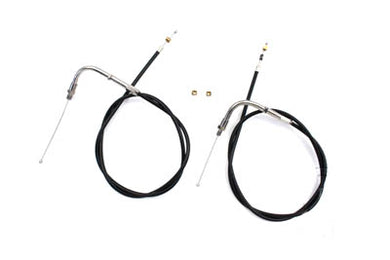 34.92 Black Throttle and Idle Cable Set 1990 / 1995 FXST 1990 / 1995 FLST 1990 / 1995 FXD 1990 / 1995 FLT