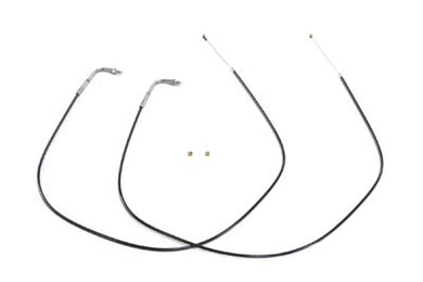 41.50 Black Throttle and Idle Cable Set 1990 / 1995 FXST 1990 / 1995 FLST 1990 / 1995 FXD 1990 / 1995 FLT