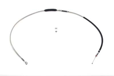 72.81 Braided Stainless Steel Clutch Cable 2007 / 2017 FXDWG 2007 / UP FXST 2007 / UP FLST 2007 / UP FLT