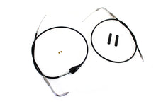 Load image into Gallery viewer, 43 Stainless Steel Throttle and Idle Cable Set Black Coat 2002 / 2007 FLH with cruise control