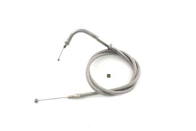 Braided Stainless Steel Throttle Cable with 33 Casing 1976 / 1980 FL 1976 / 1980 FX 1976 / 1980 XL