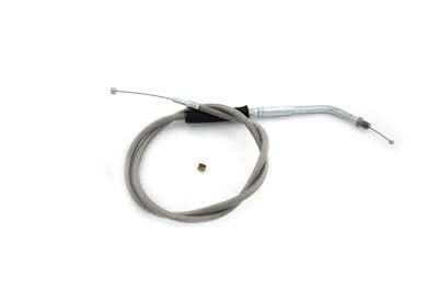 Braided Stainless Steel Throttle Cable with 36.375 Casing 1981 / 1984 FX 1981 / 1984 FLH 1984 / 1989 FXST 1986 / 1989 FLST 1981 / 1985 XL 1982 / 1989 FXR 1982 / 1989 FXR