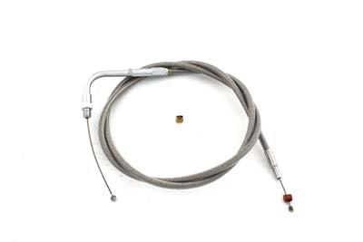 43.25 Braided Stainless Steel Throttle Cable 1990 / 1995 FXST 1990 / 1995 FLST