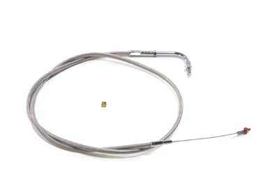 42.875 Braided Stainless Steel Idle Cable 1990 / 1995 FXST 1990 / 1995 FLST